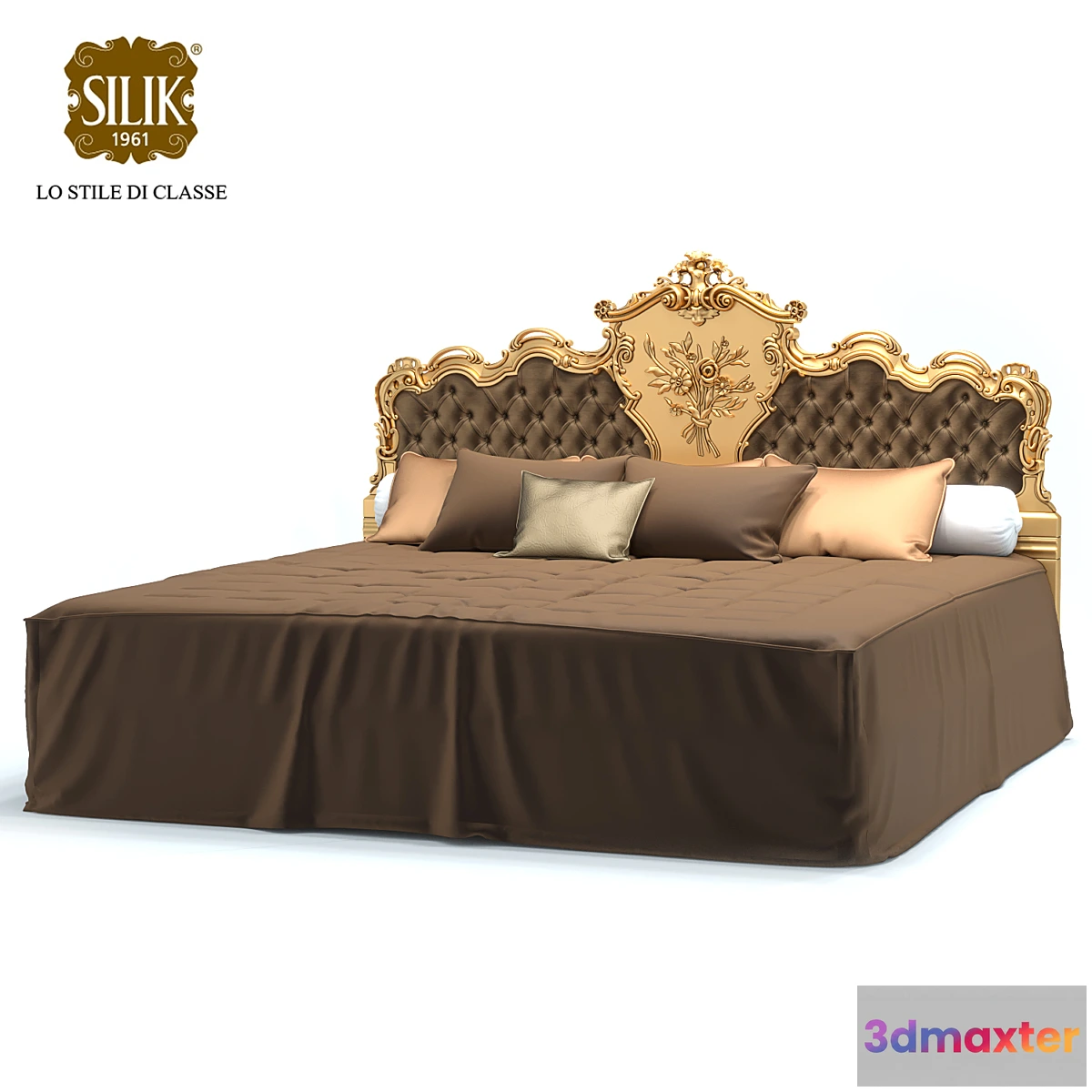1291021 - Silik King Size Bed Venere 3D Max