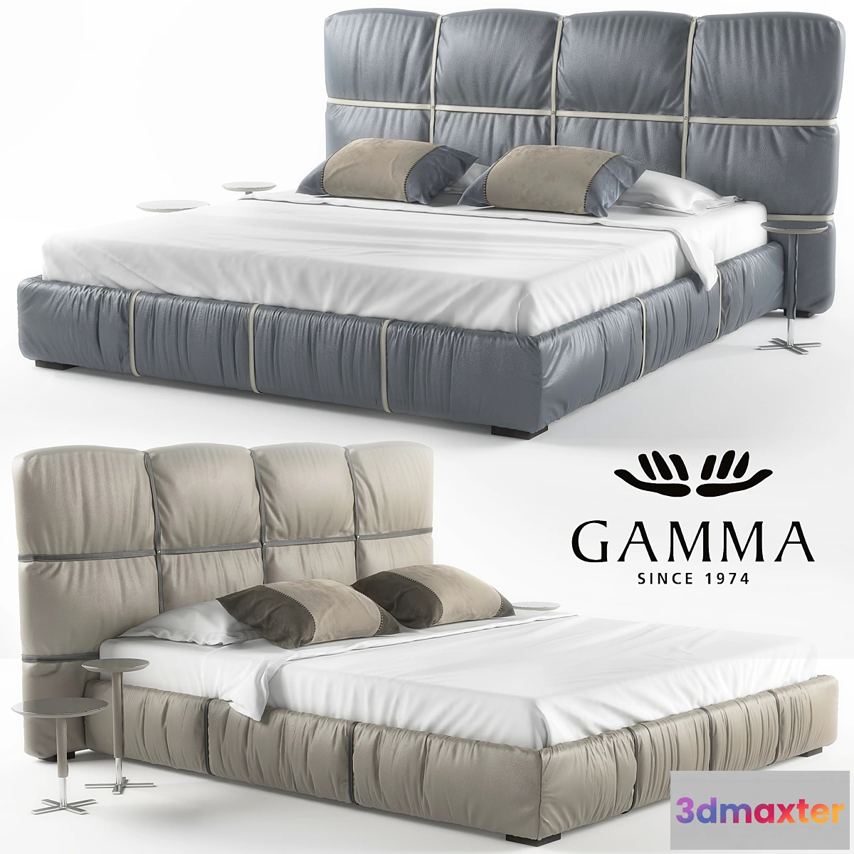 1291963 - Bed CROSSOVER NIGHT 3D Max