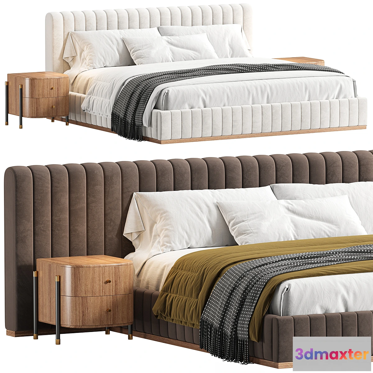 1294325 - FORTE WHIT BED - No.2 3D Max