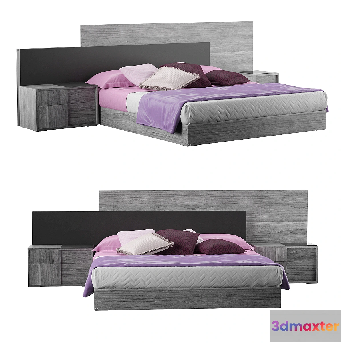 1294357 - Bed FUTURA 180 STATUS 3D Max