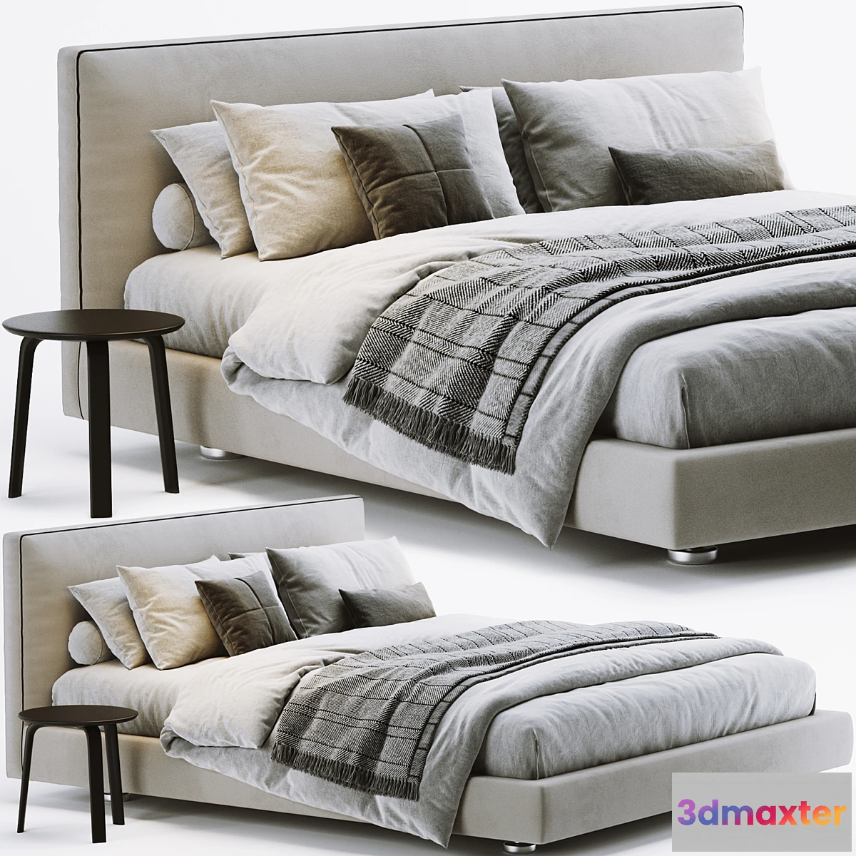 1294944 - B&B Italia Richard Bed 3D Max