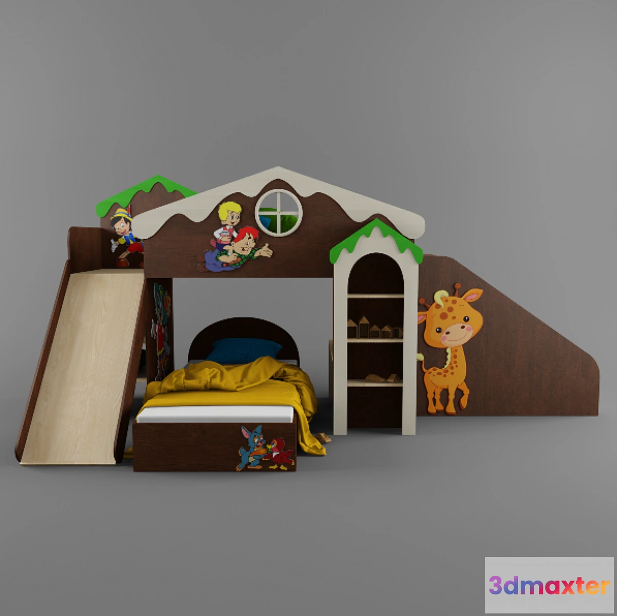 1295614 - Children’s bed 3D Max