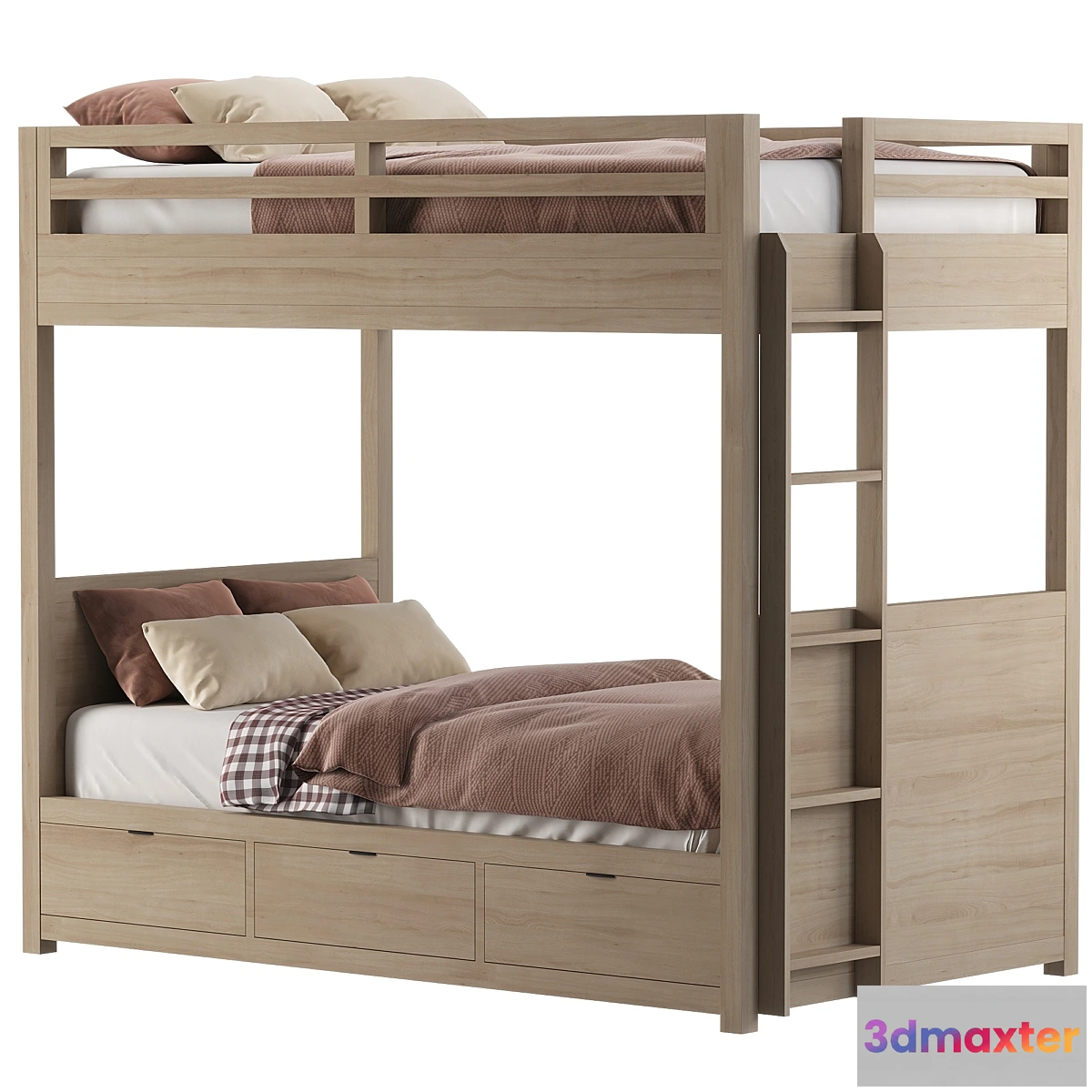 1295628 - RH  Laguna Storage Bunk Bed - No.2 3D Max