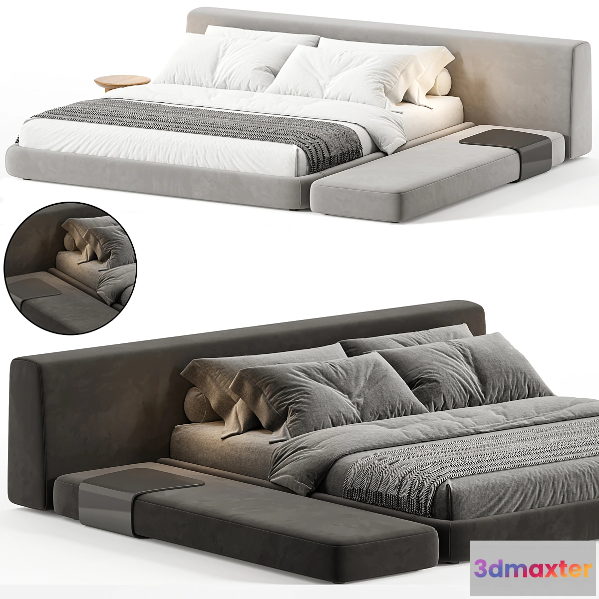 1296217 - Double bed Siena 3D Max