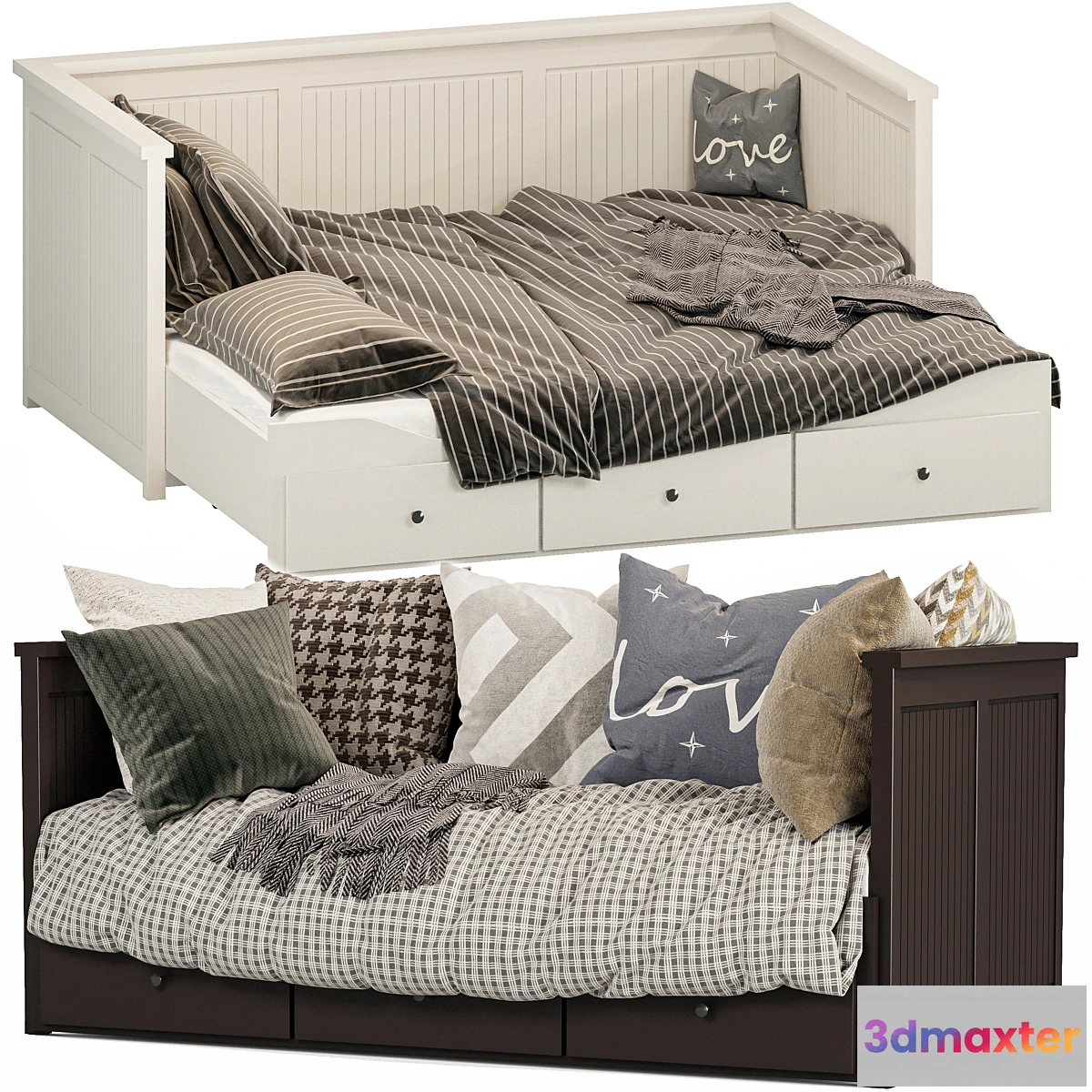 1296359 - 4bed_HEMNES IKEA 3D Max