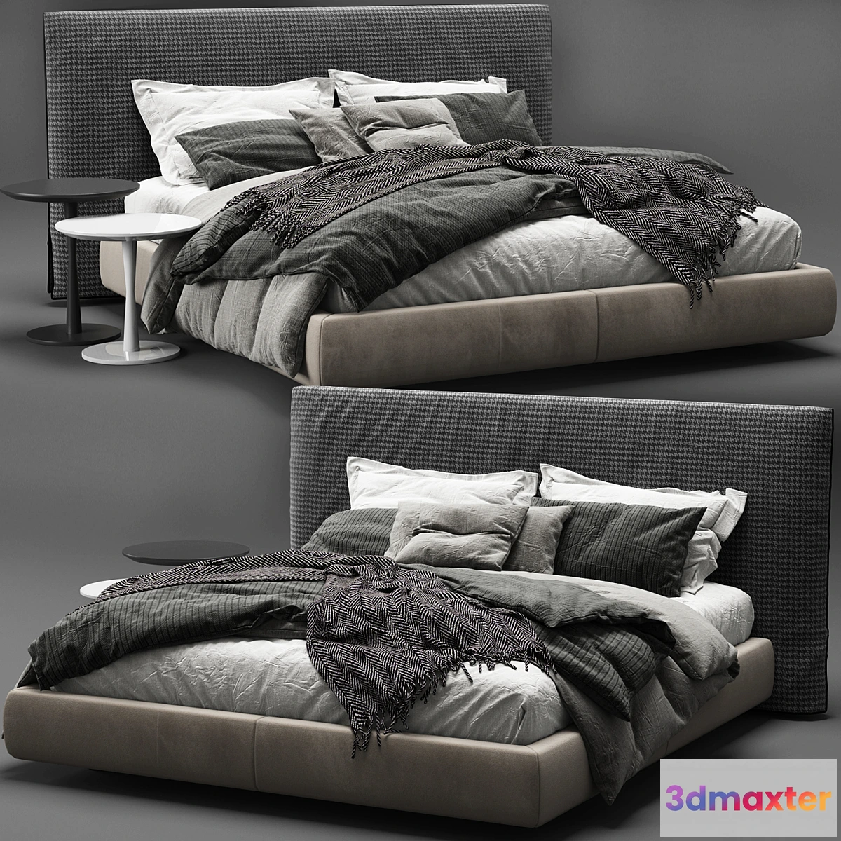 1298069 - Poliform Bruce Bed - No.2 3D Max