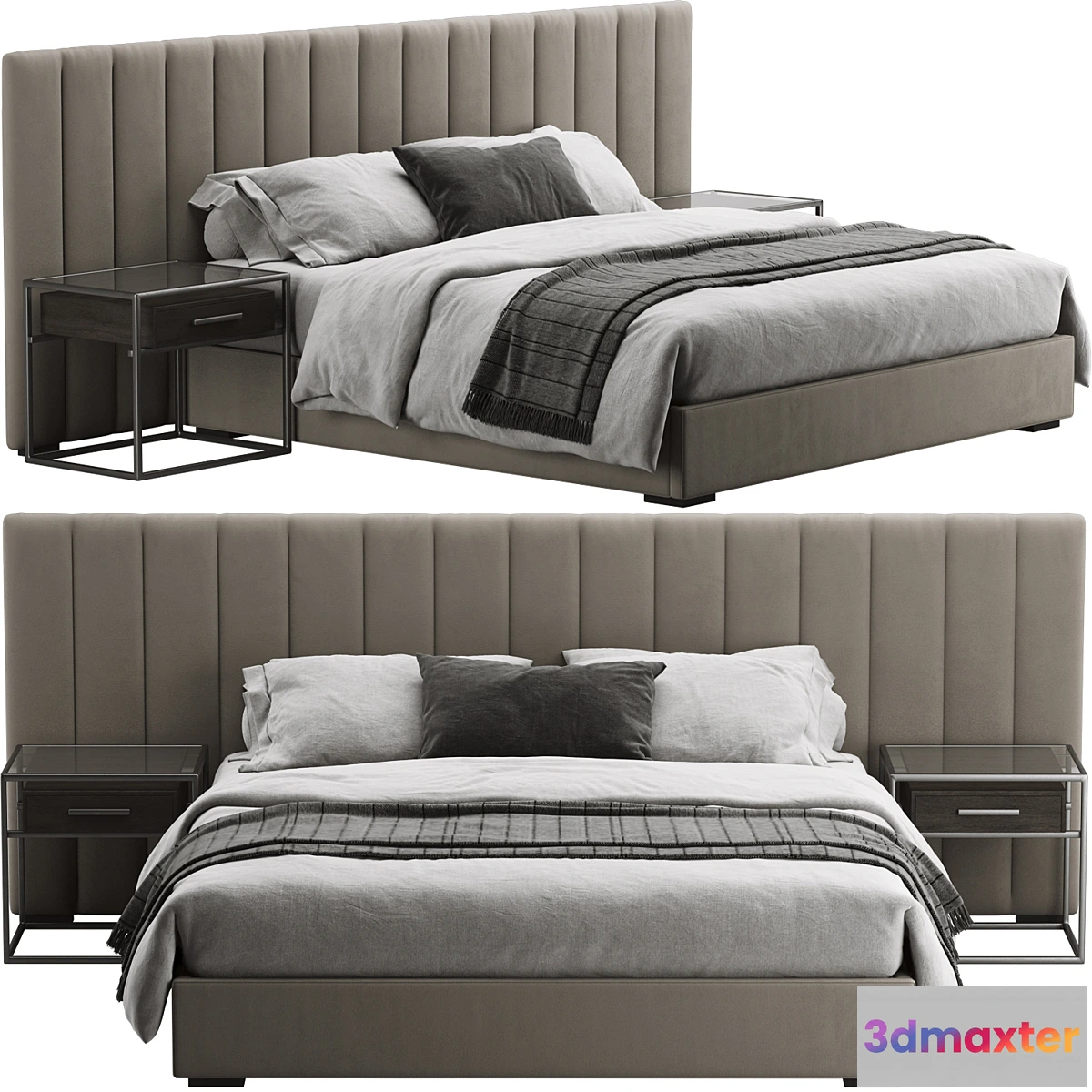 1299823 - RH Modena Bed - No.3 3D Max