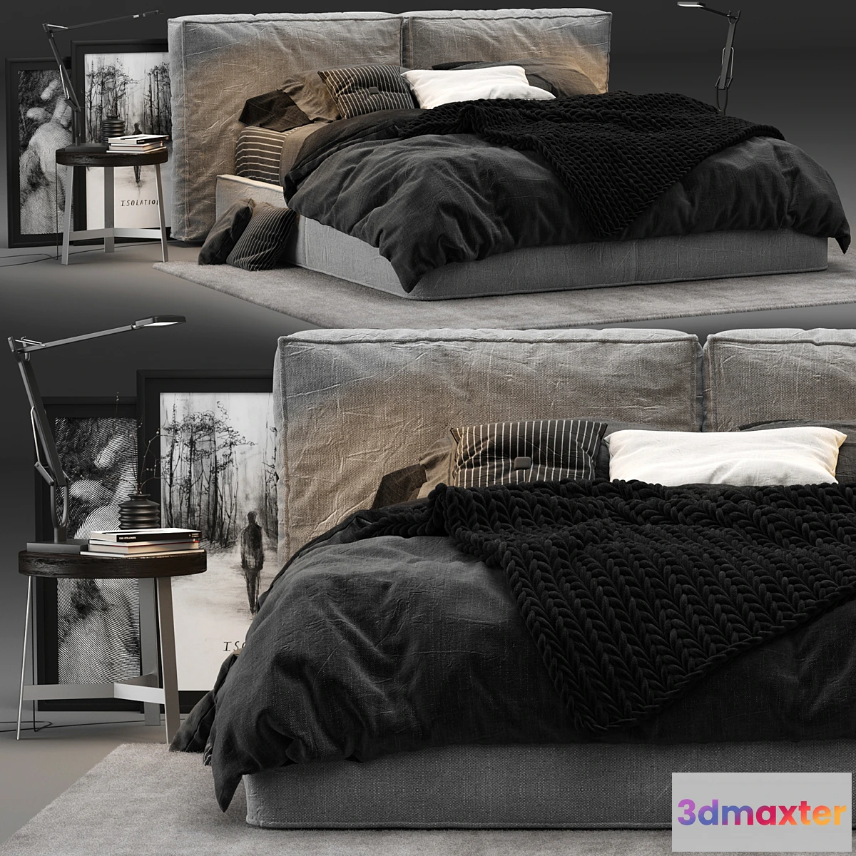 1299934 - Ditre Italia Flann Bed 3D Max