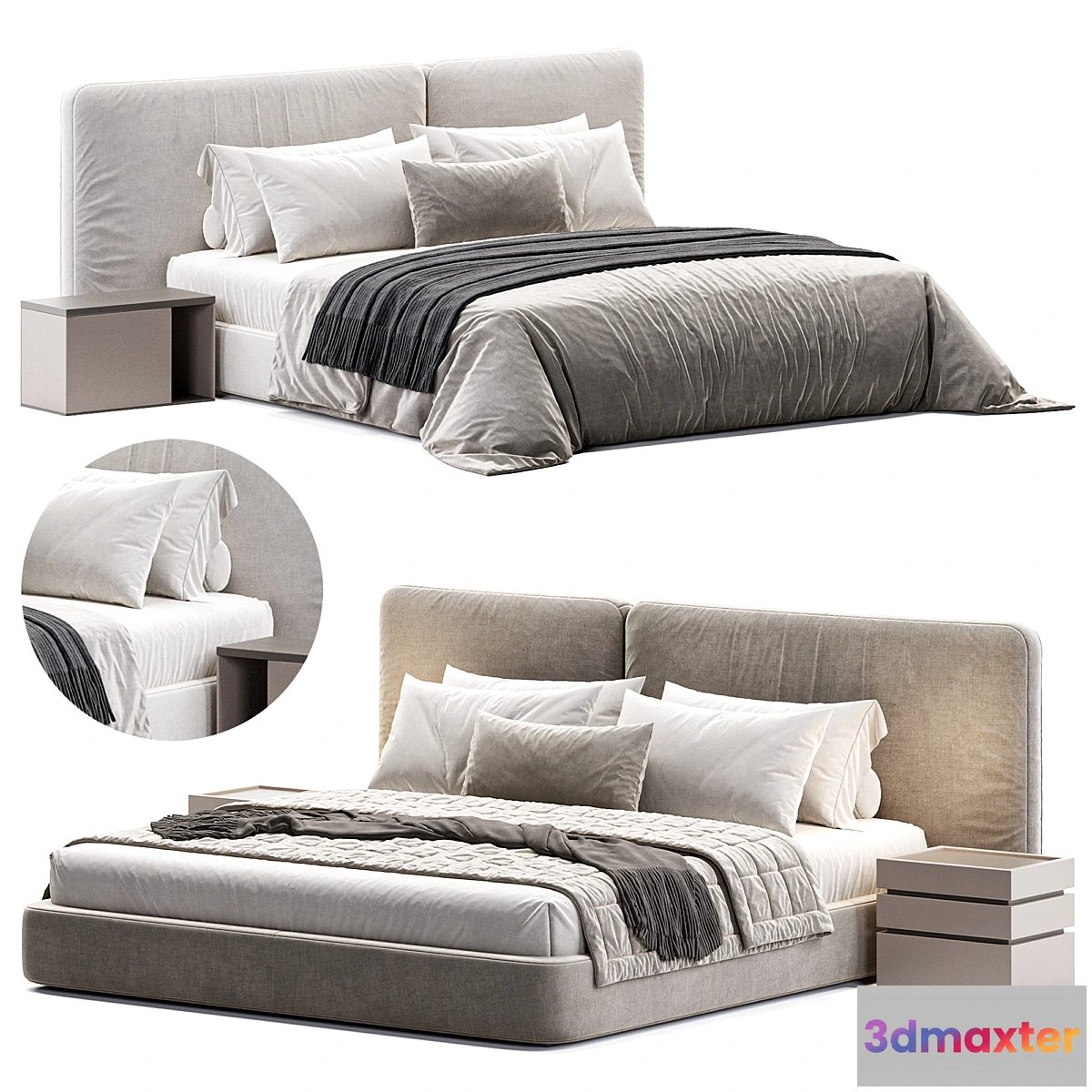 1300486 - Dunes Bed By The Highwall 3D Max