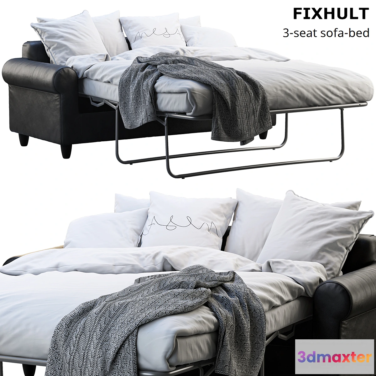 1301450 - Ikea Fixhult sofa-bed 3D Max