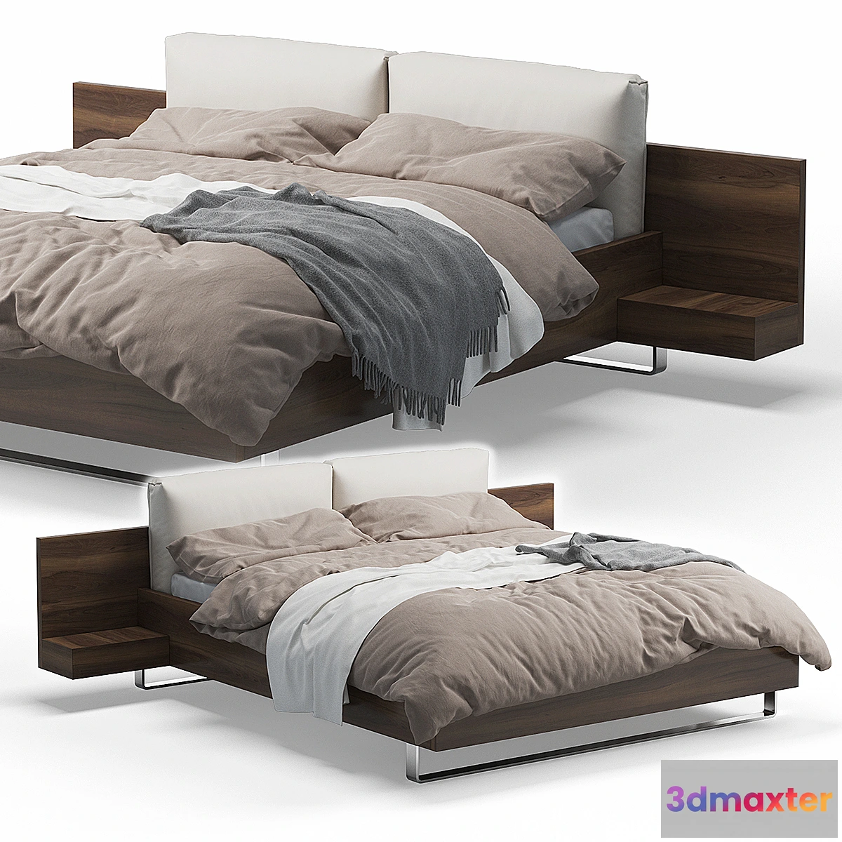 1301522 - Moeller lou bed 3D Max
