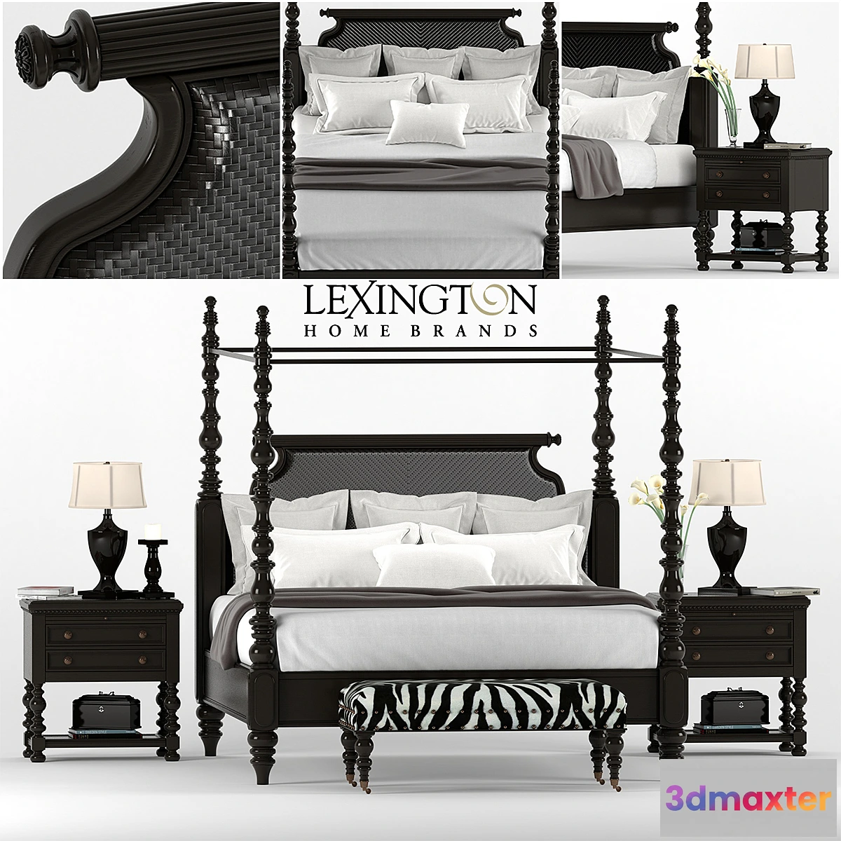 1302488 - LEXINGTON_HOME_BRAND_SOVEREIGH_POSTER_BED 3D Max