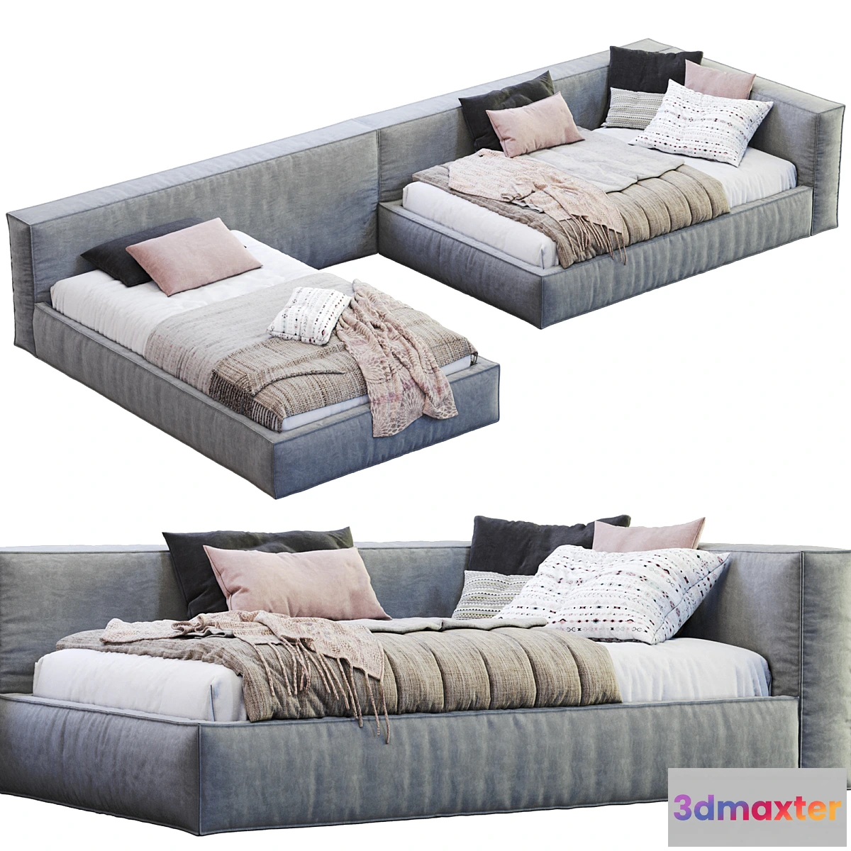 1302729 - Boca Mini Bed 3D Max