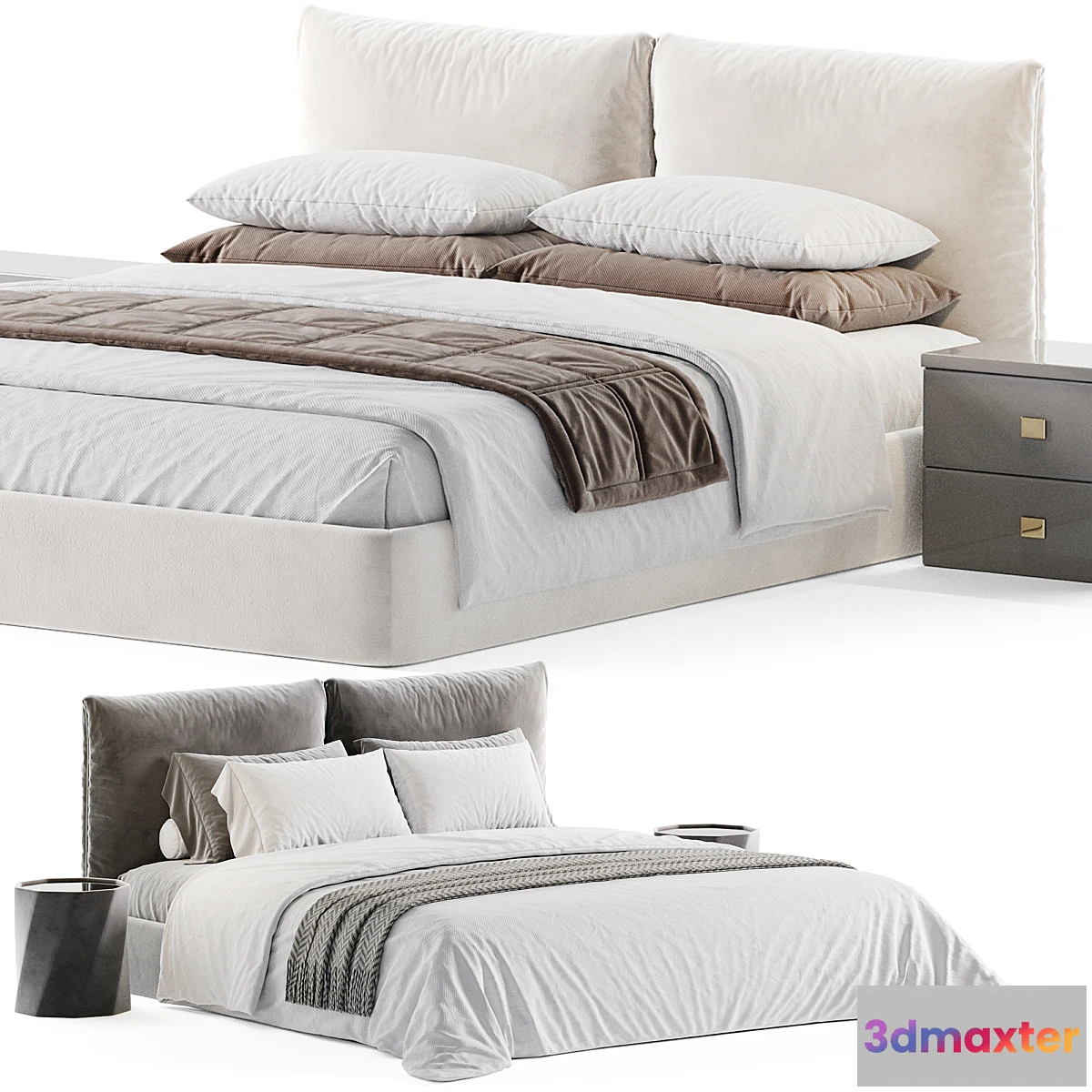 1303087 - Poliform Dream Bed 3D Max