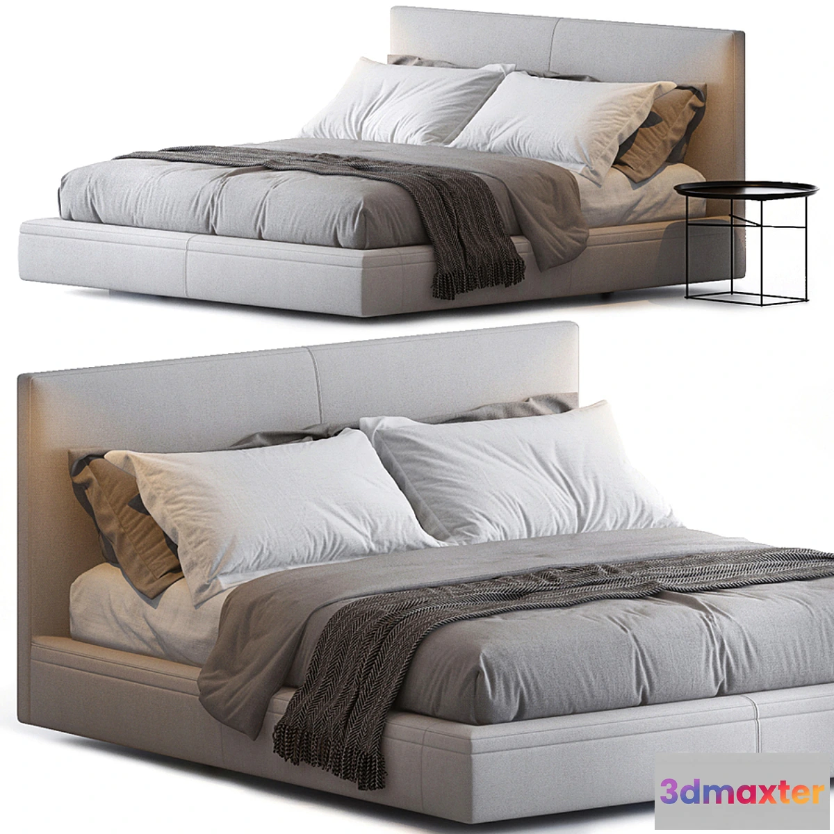 1304988 - RICHARD BED BY B&B ITALIA - No.2 3D Max