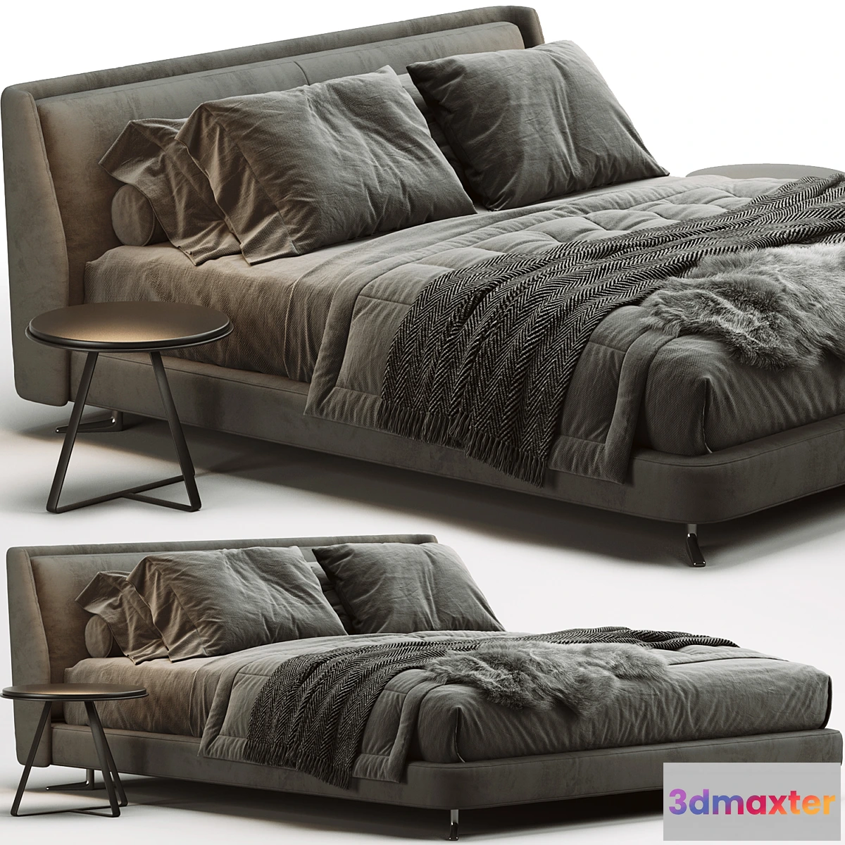 1307506 - Minotti spencer bed - No.3 3D Max