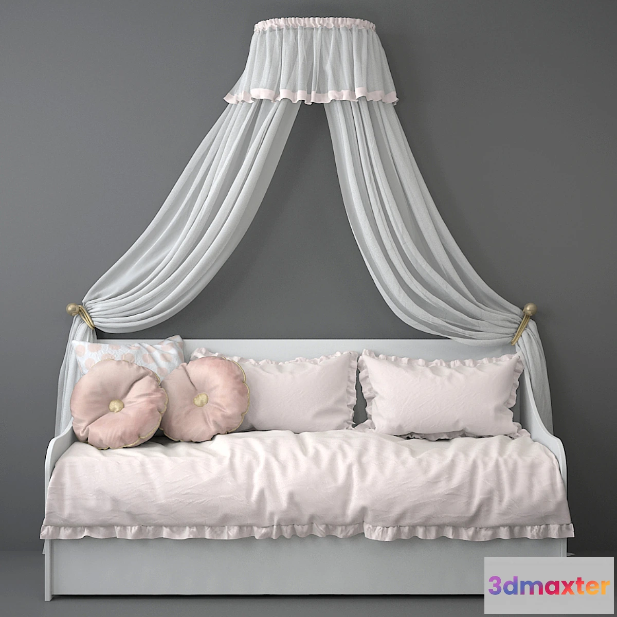 1307740 - Four Poster Bed 01 3D Max