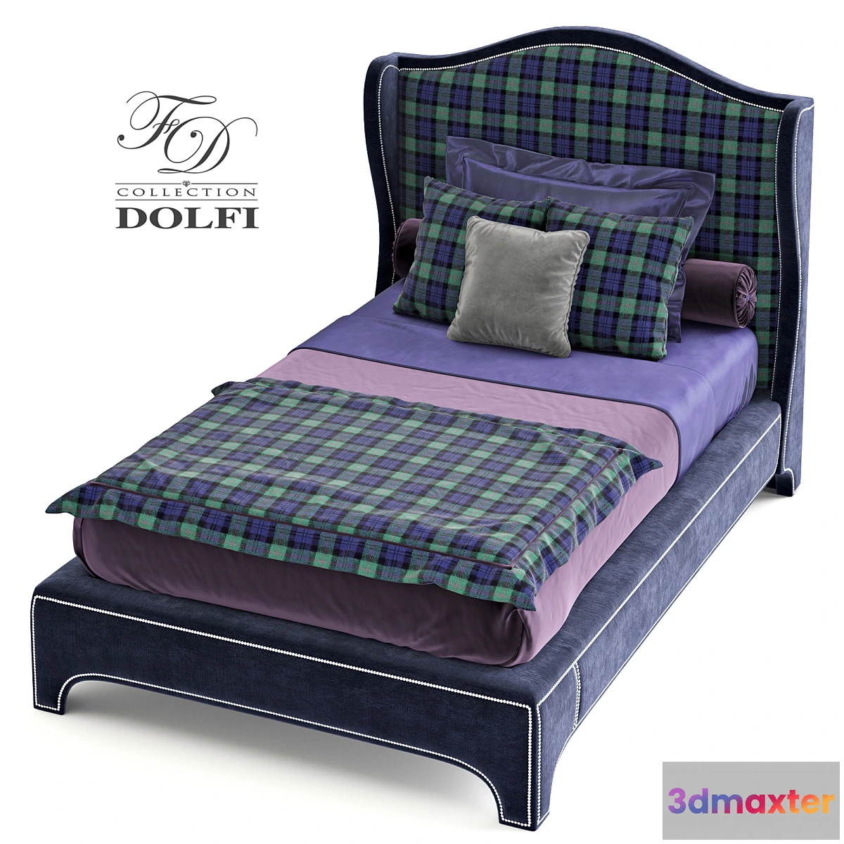 1308829 - DOLFI Bed William 3D Max