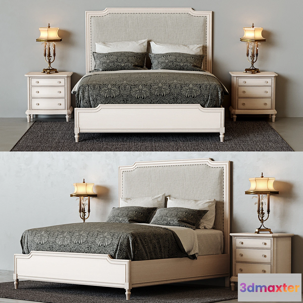 1310524 - Stanley Furniture Bedroom Set 3D Max