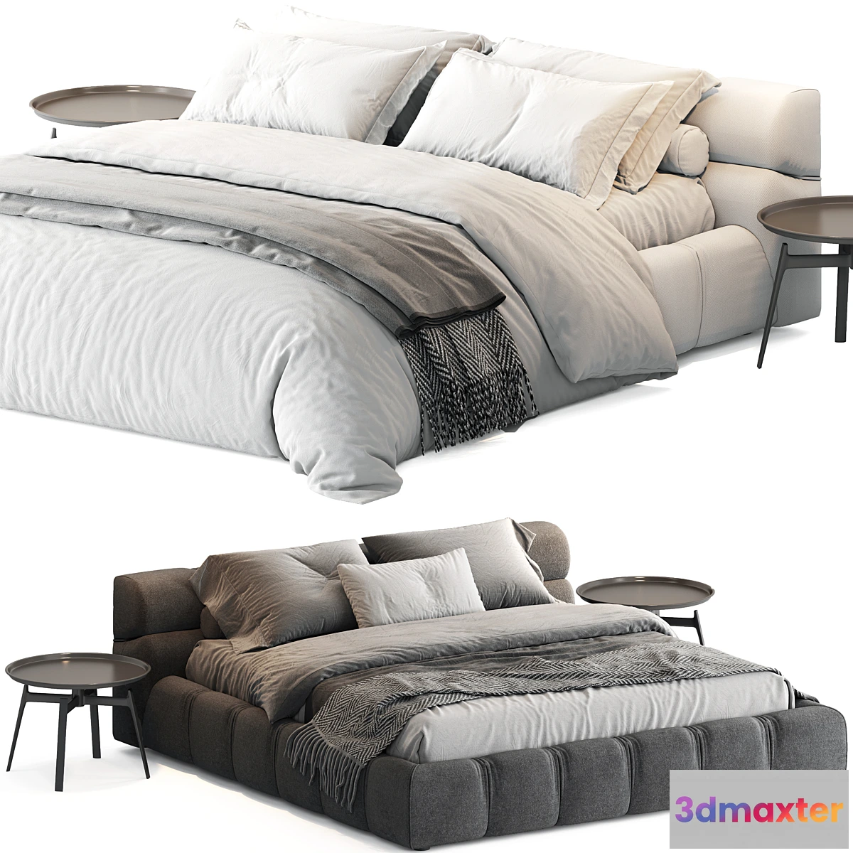 1310865 - B&B Italia Tufty Bed 3D Max