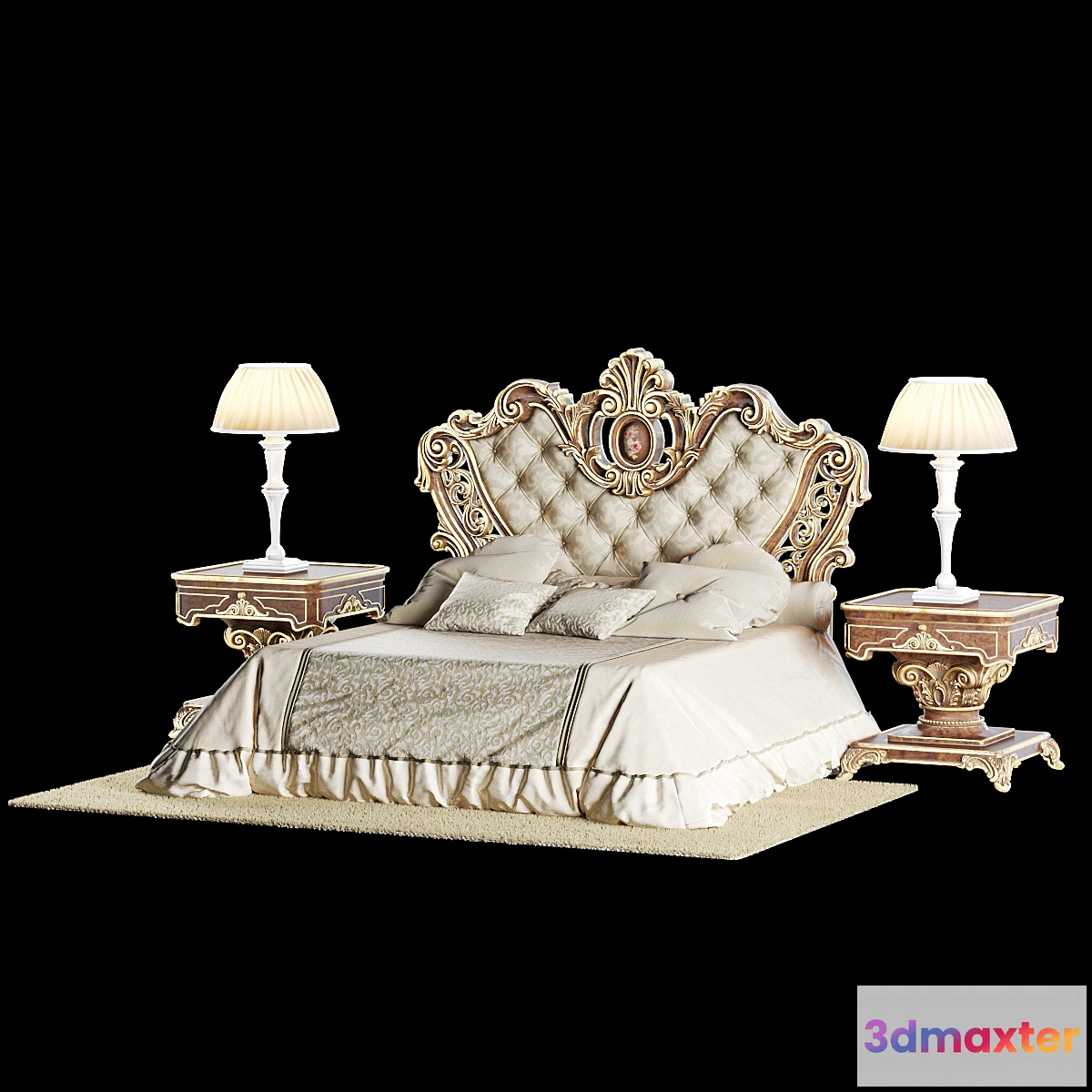 1311266 - Collezione Imperiale Bed 3D Max