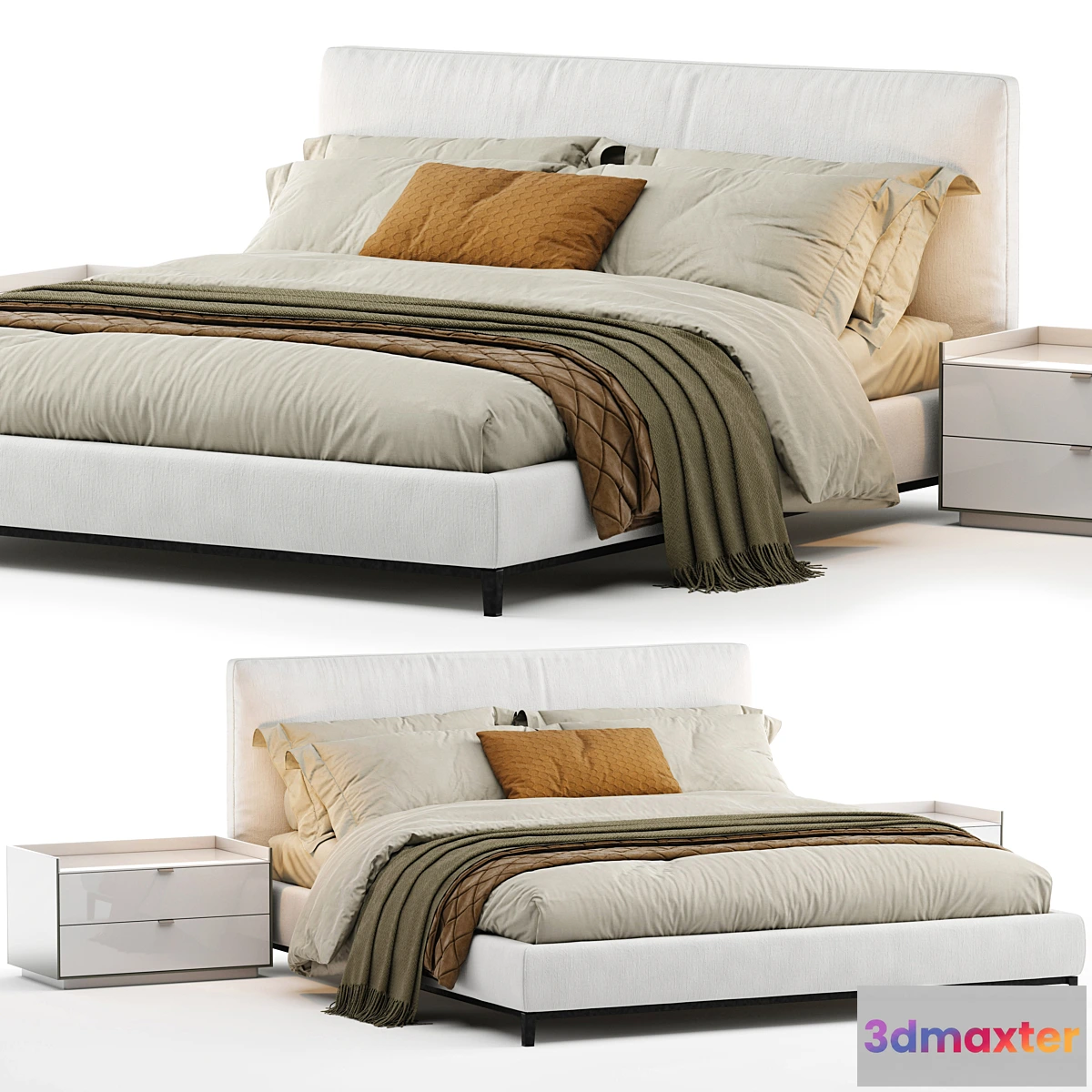 1312225 - Bed minotti andersen 3D Max