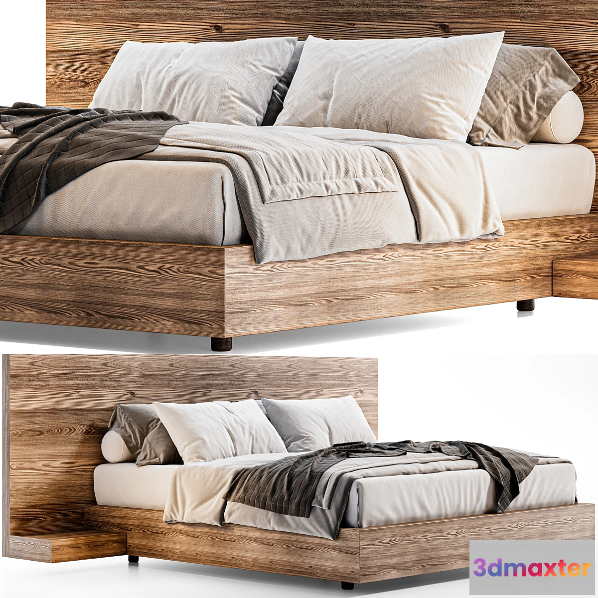 1312840 - Modern Bed Minimal Russia 3D Max