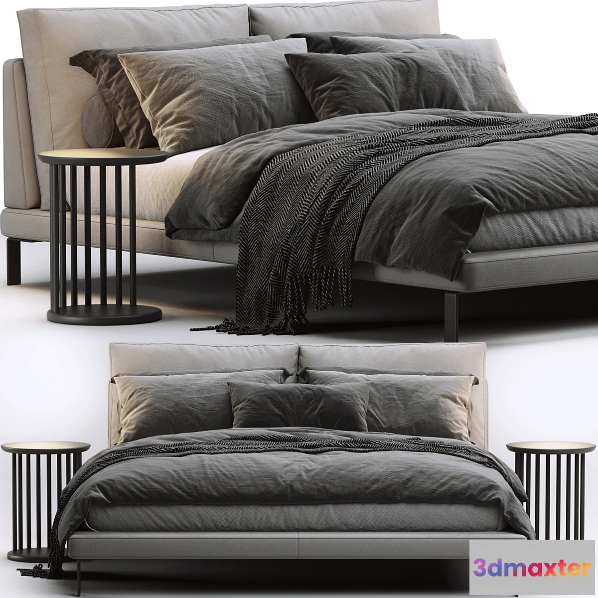 1313403 - Alivar Lady B Bed 3D Max