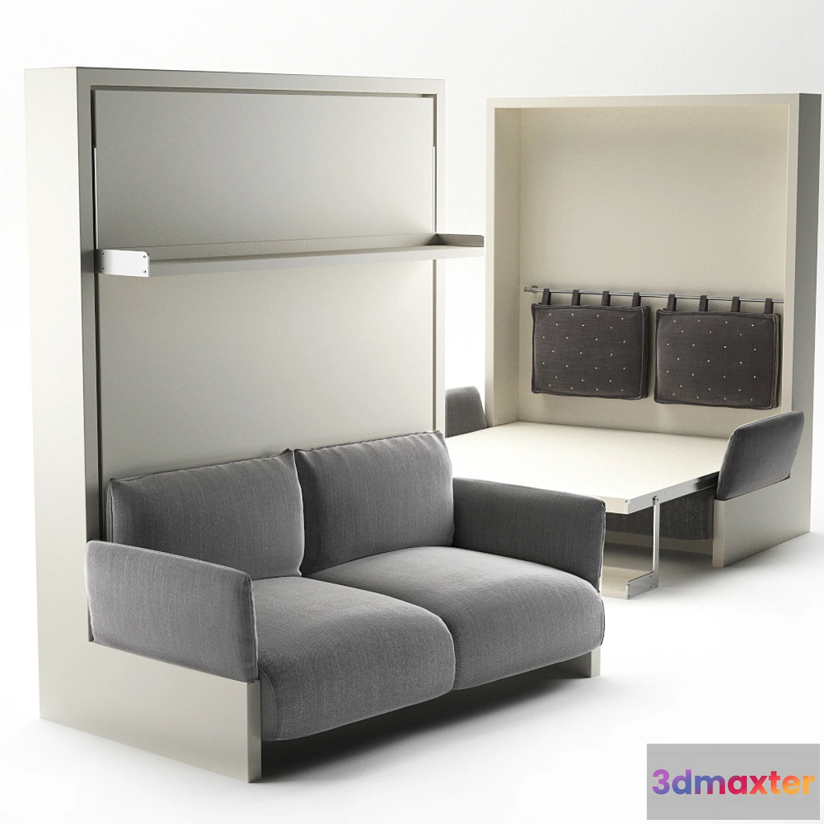 1313759 - Transforming bed Murphy 3D Max