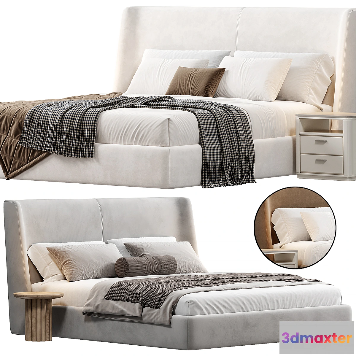 1313951 - Echo Bed by Domkapa 3D Max