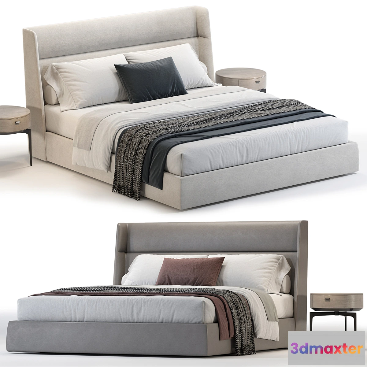 1316095 - Poliform CHLOE Bed 3D Max