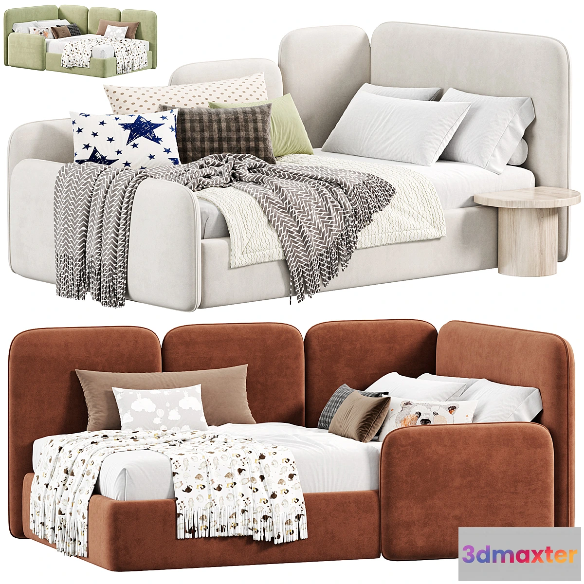 1316566 - Marsala CHILDRENS BED by Wheelhousedesign - No.2 3D Max