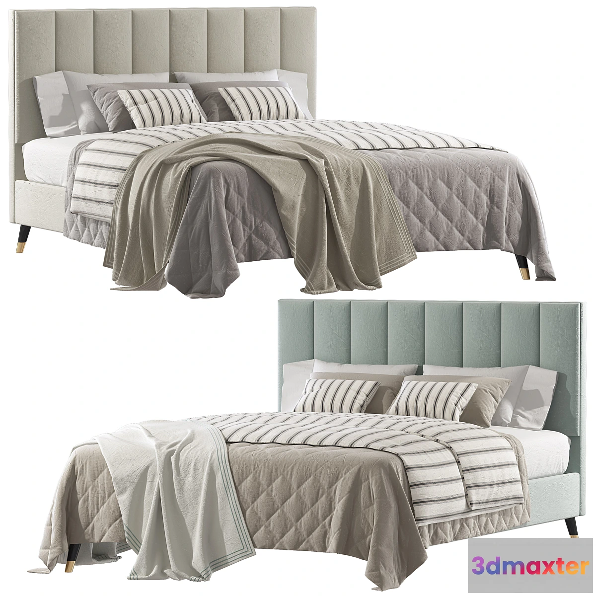 1317079 - Colette bed 3D Max