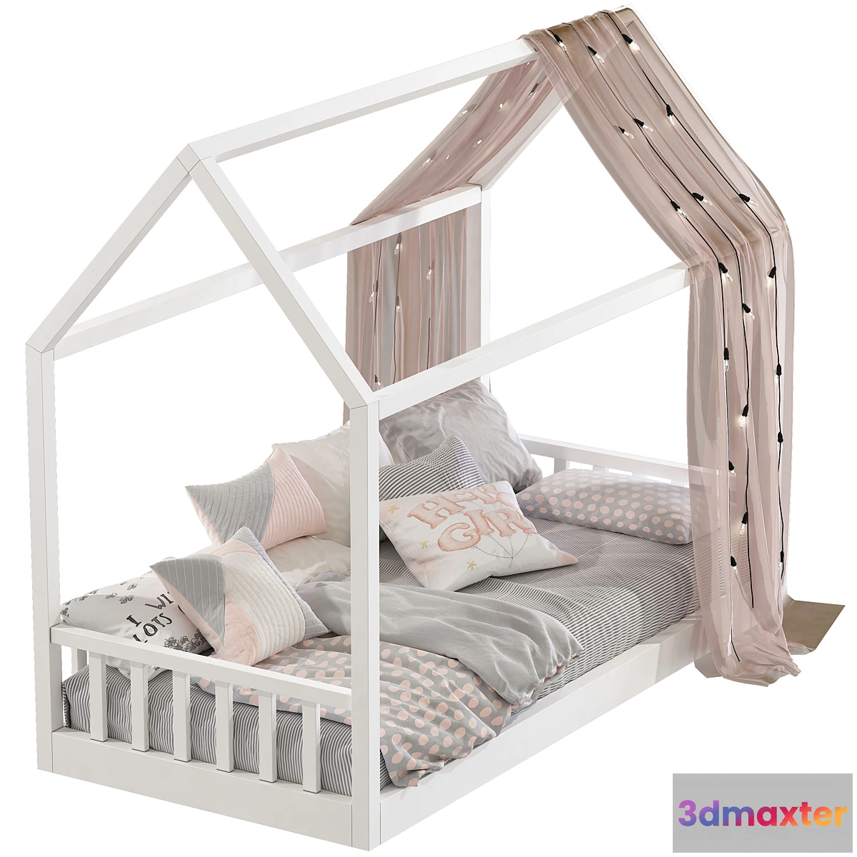 1318154 - Bed-house 244 3D Max