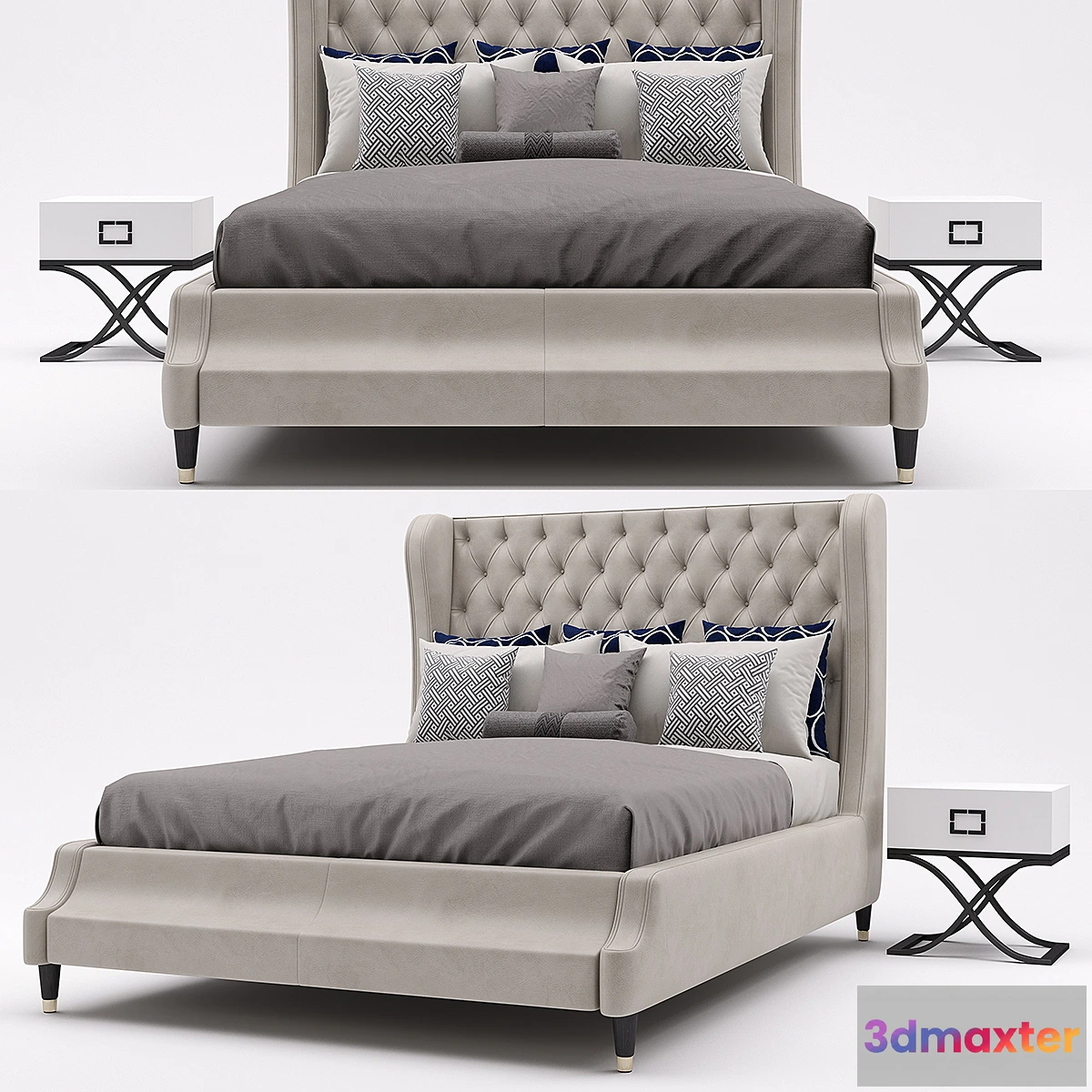 1318823 - Bed Tosconova Caprice 3D Max