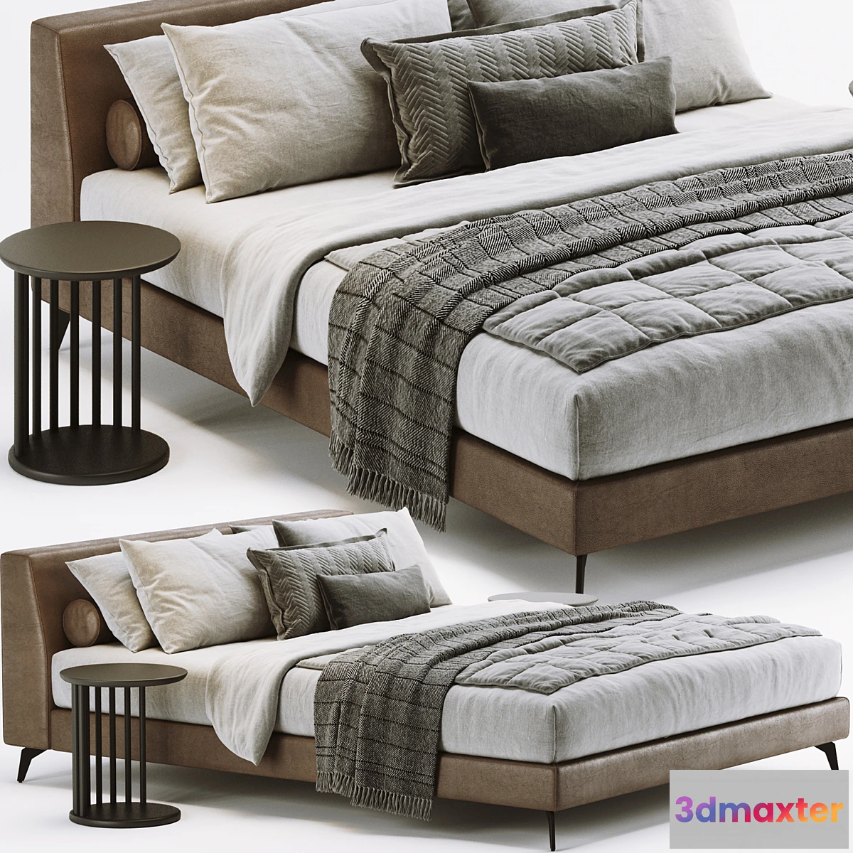 1319565 - Meridiani Louis Up Bed 3D Max