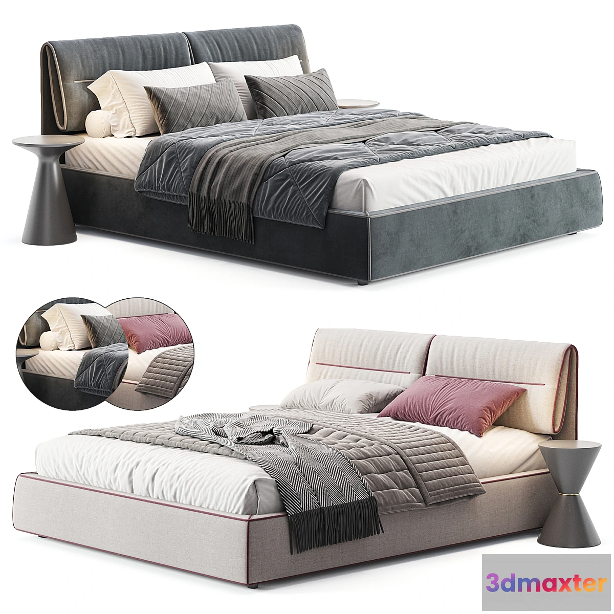 1320258 - Campo Bed Bonaldo - No.2 3D Max