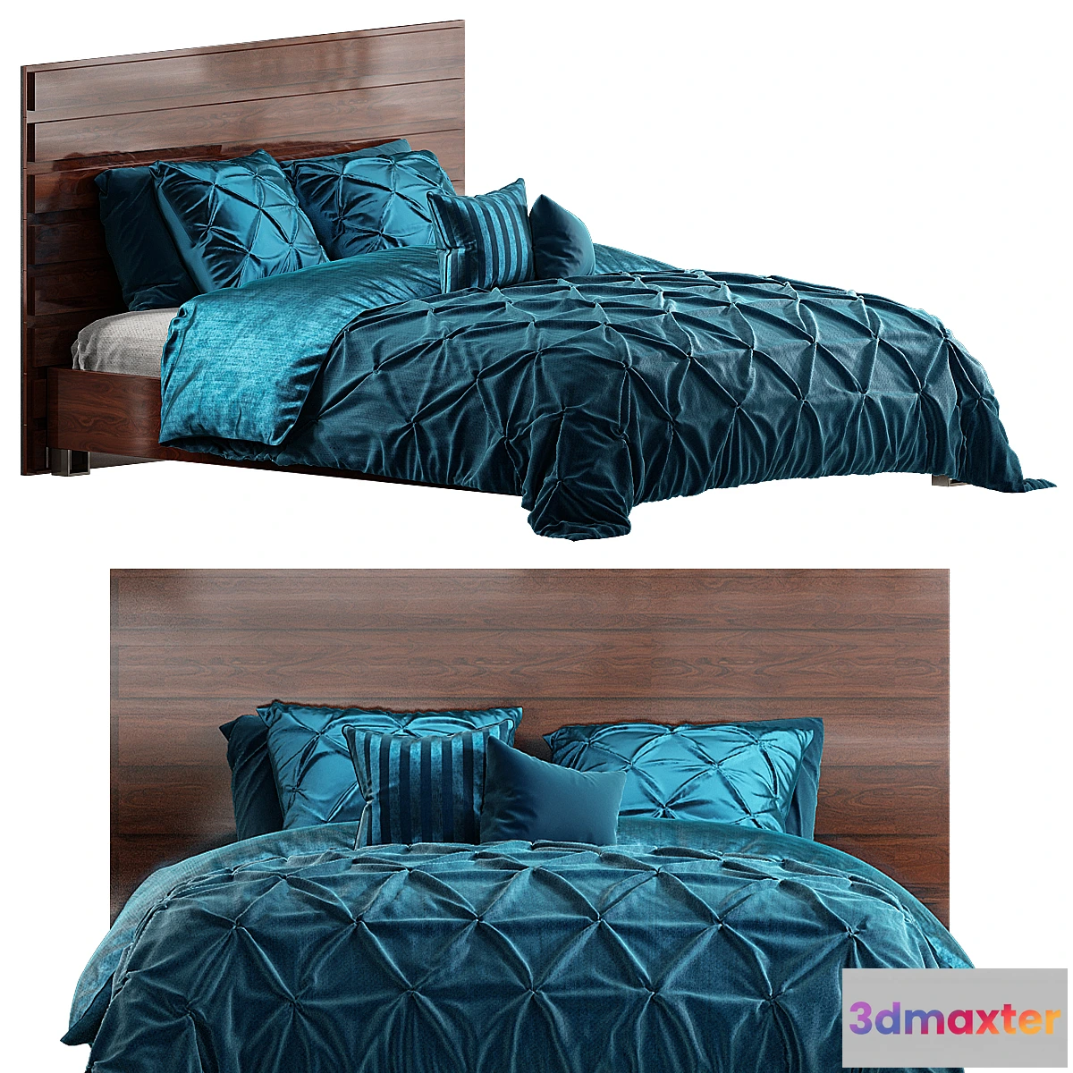 1321118 - PINTUCK BED 3D Max