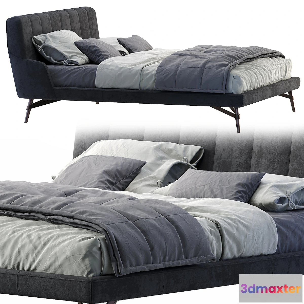 1321505 - Natuzzi bed SVEVO 3D Max