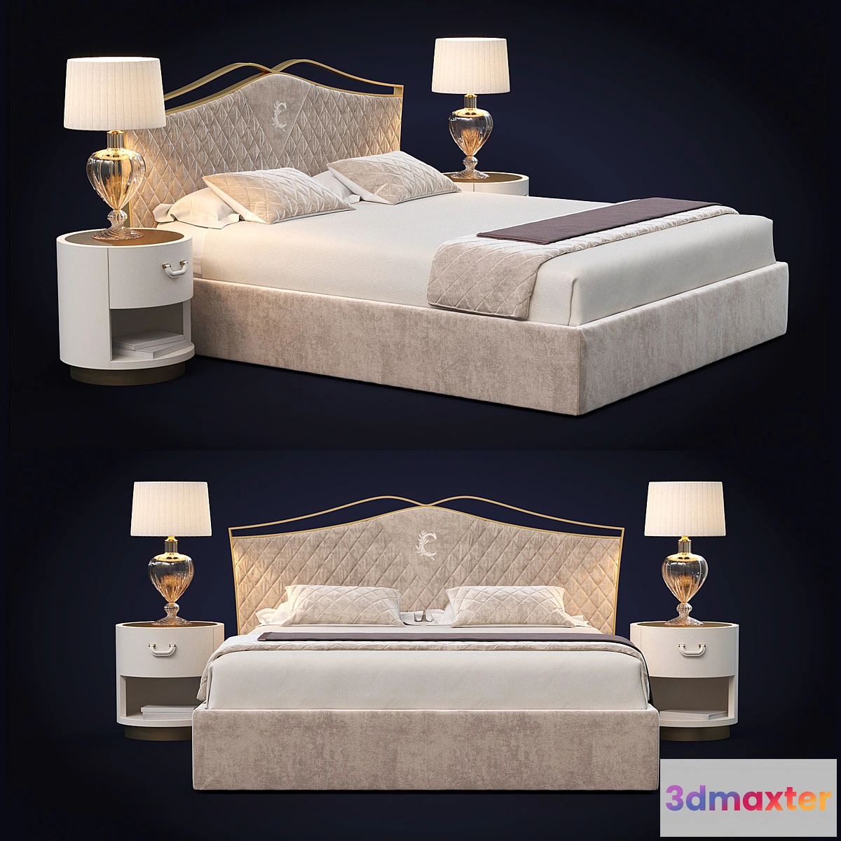 1322565 - Cantori set. Valentino Patrizia Lamp. 3D Max