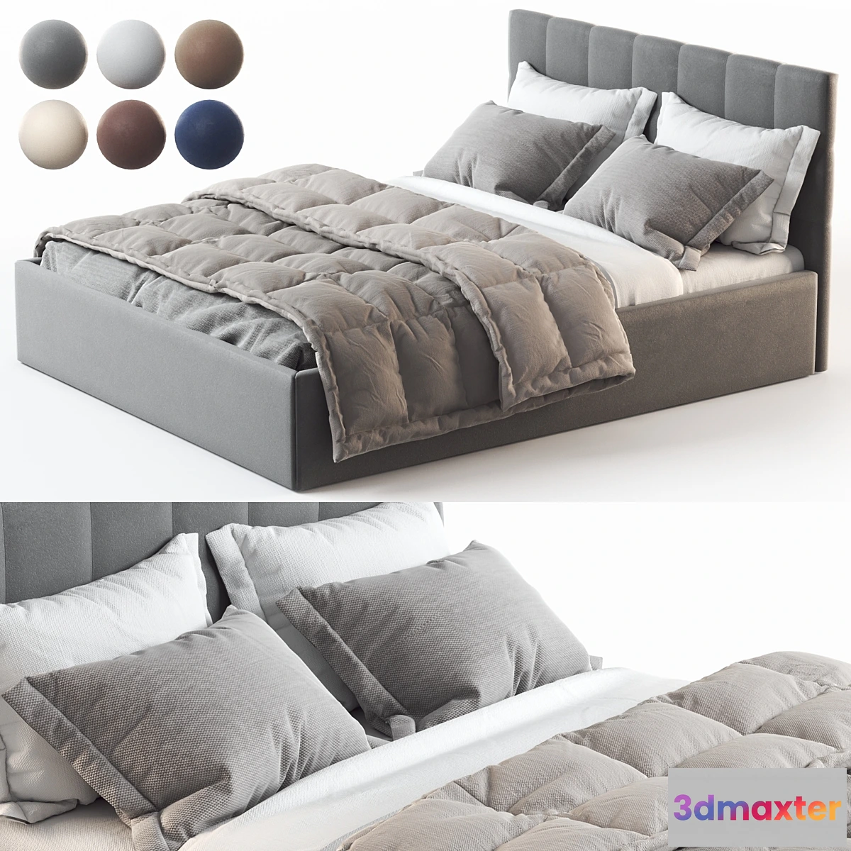 1323911 - Bed Hoff Kosta 3D Max
