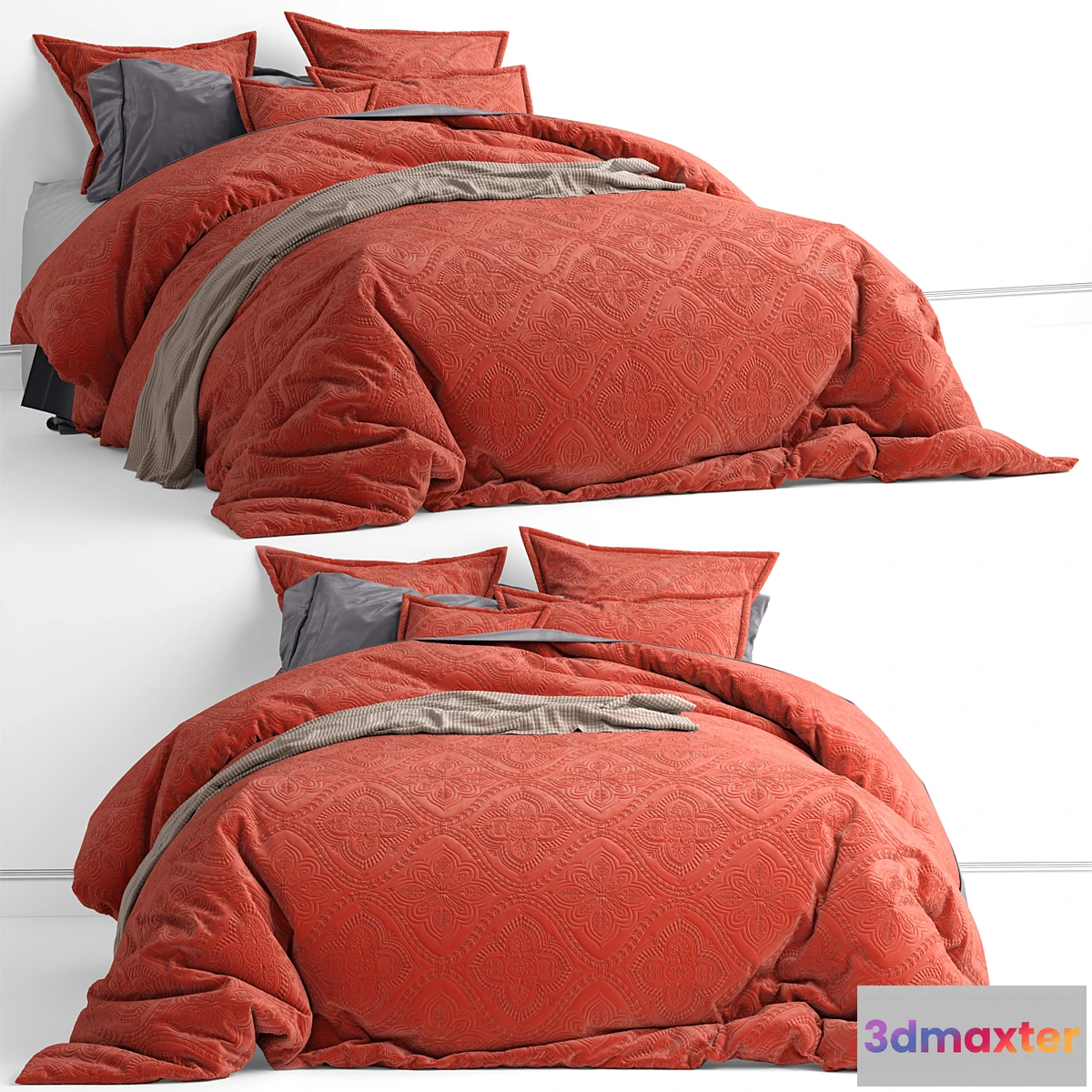 1324052 - Adairs Bianca Terracotta Bed 3D Max