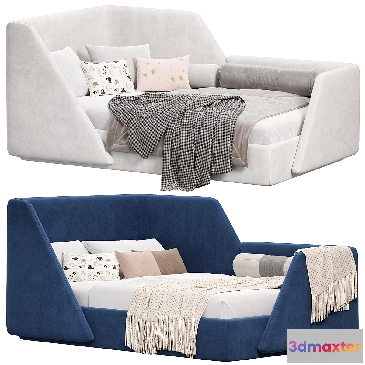 1324728 - CHILDREN TEEN ADULTS SINGLE BED ESTETA 3D Max