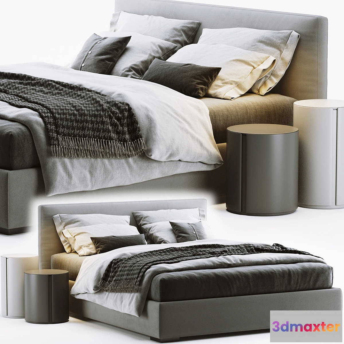 1324975 - Meridiani Stone Bed - No.2 3D Max