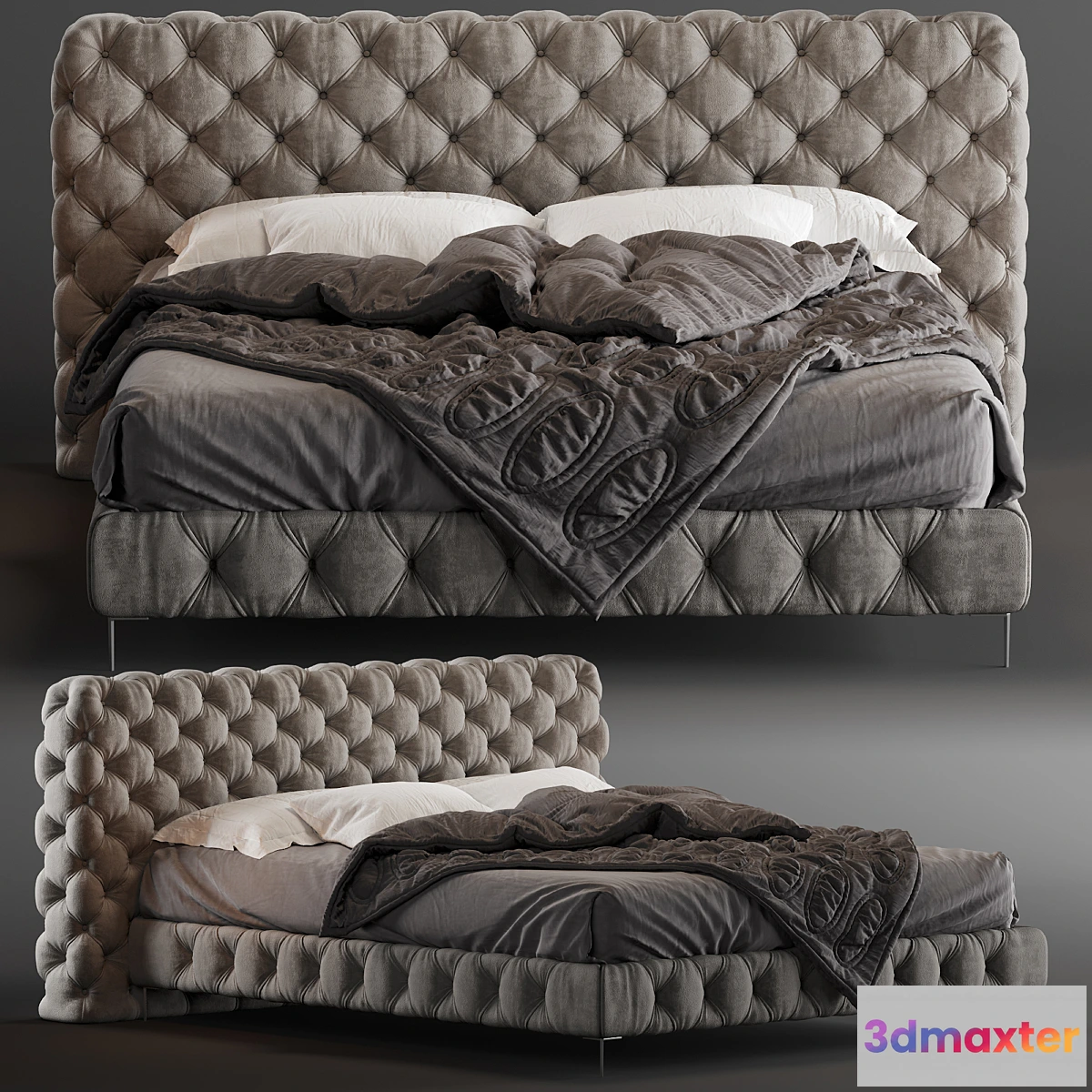 1325207 - BED ASTON NIGHT 3D Max