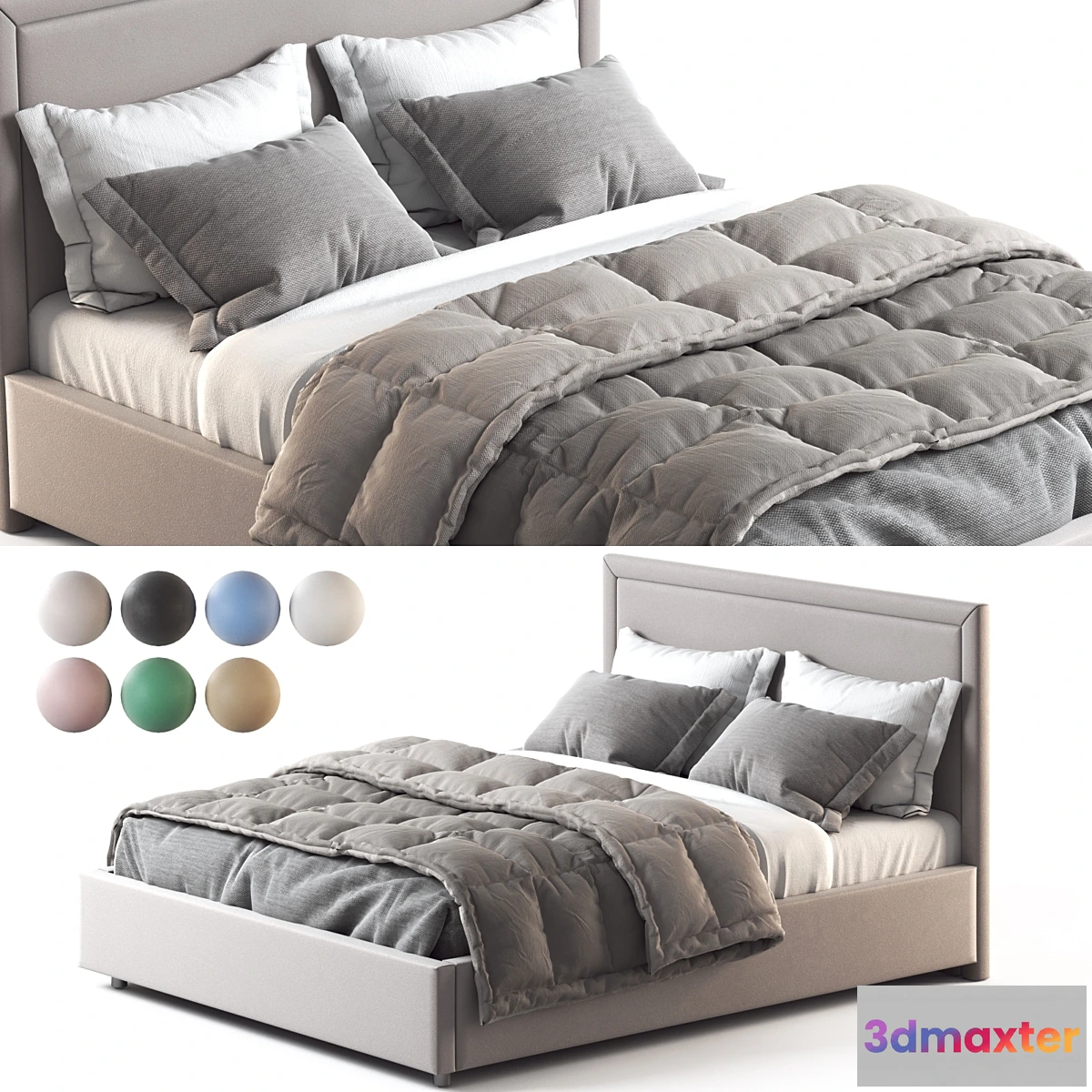 1325773 - Bed Hoff Abel 3D Max