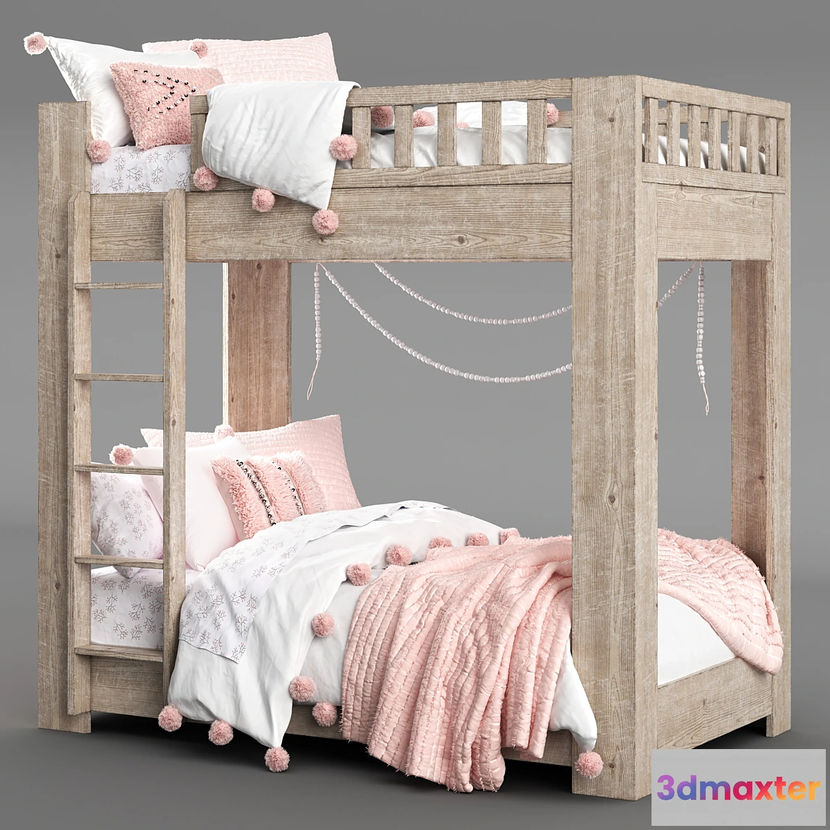 1326173 - CALLUM BUNK BED Restoration Hardware 3D Max