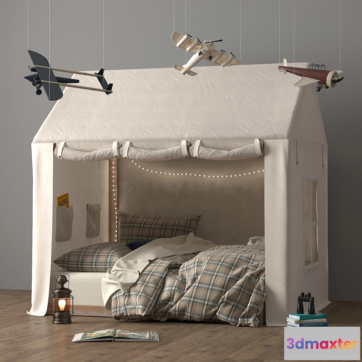 1326522 - Tent 109252 NATL TWIN 3D Max