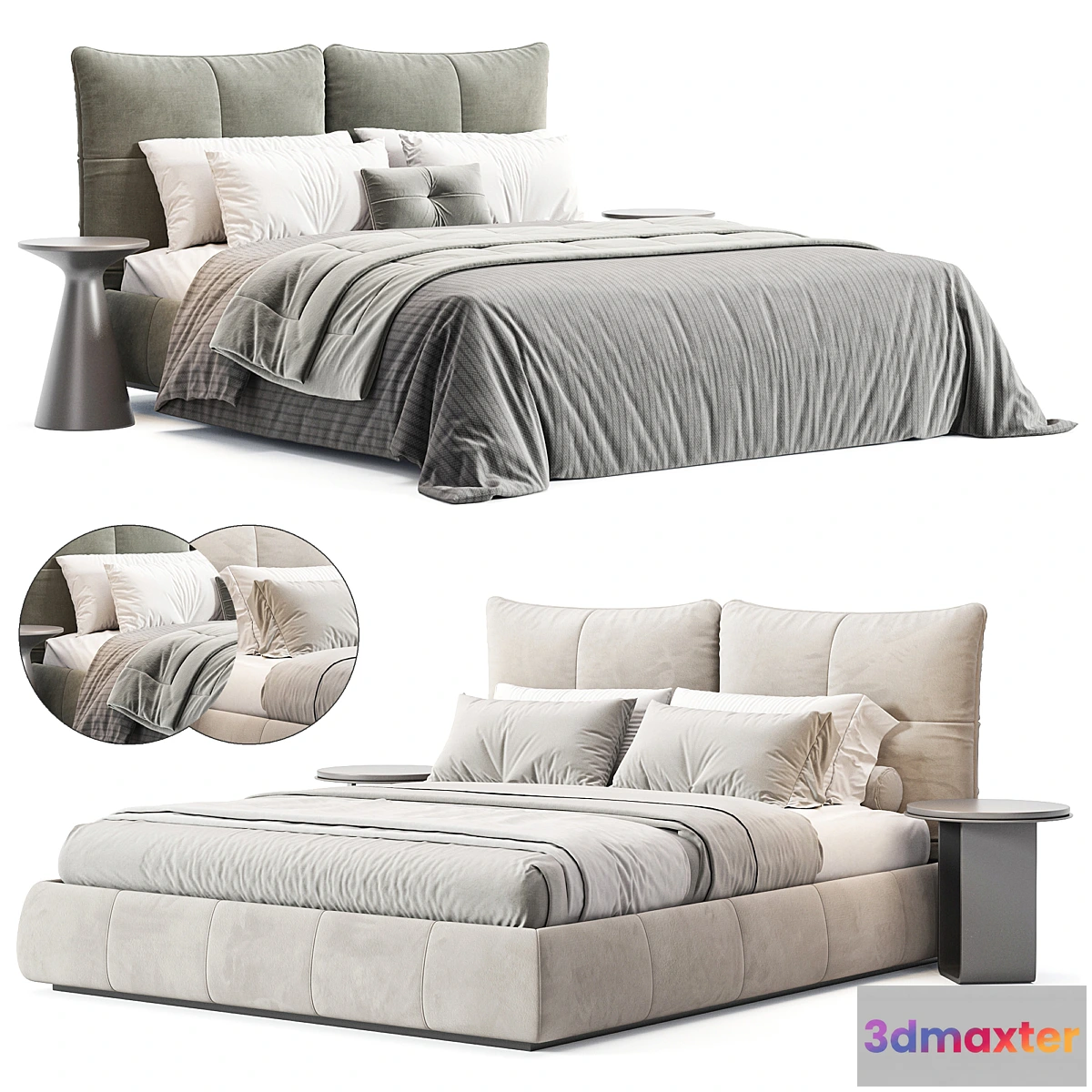 1327734 - Ellelle Bed by la Falegnami 3D Max