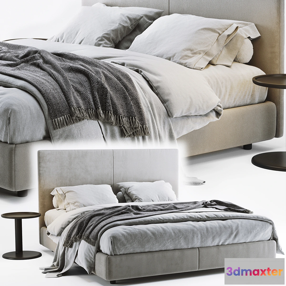 1328864 - Flexform Oltre Bed - No.4 3D Max